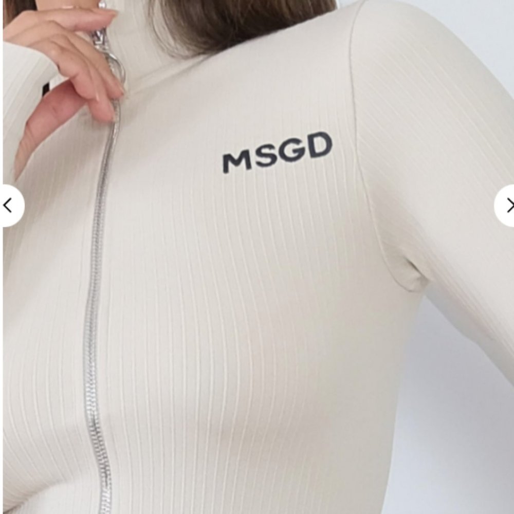 Missguided Seamless Rib Jacket - Picture 3 of 12
